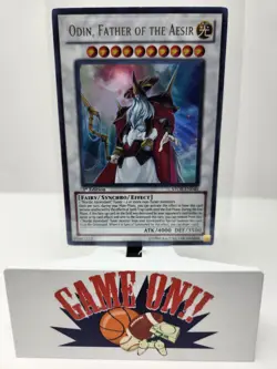 YuGiOh Odin, Father of the Aesir STOR-EN040 1st Edition Ultra Rare LP - Image 1