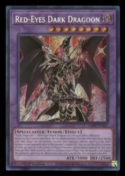 Yugioh Red-Eyes Dark Dragoon (Secret Rare) #RA02-EN021 25th Rarity II NM - Image 1