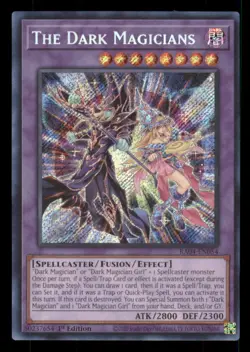Yugioh The Dark Magicians (Secret Rare) #RA04-EN054 Quarter Century Stampede NM - Image 1