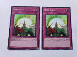 LCGX-EN110 x2 Hero Ring Super Rare Excellent Condition Yugioh - Image 1