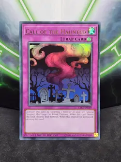 Yugioh Call of the Haunted LART-EN009 Ultra Rare Lost Art Promo NM - Image 1