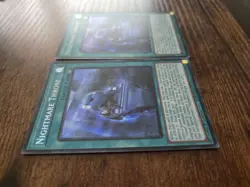 2x Yu-Gi-Oh Nightmare Throne MP25-EN072 Prismatic Secret Rare 1st Edition X2 NM - Image 3