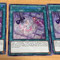 YuGiOh Witchcrafter Holiday Secret Rare 1st Edition INCH-EN021 x3 - Image 3