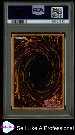 GAIA/DRAGON CHAMPION LEG.BLUE EYES WHT.DRAGON YU-GI-OH! LOB 2002 125 PSA 9 - Image 2