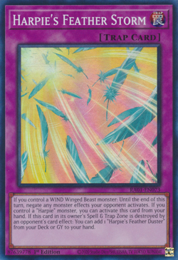 Harpie's Feather Storm - RA01-EN073 Super Rare 1st Ed NM Yugioh - Image 1
