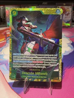 ONE PIECE TCG Dracule Mihawk OP14-119 SEC Secret Rare OP14 NM/M - Image 1