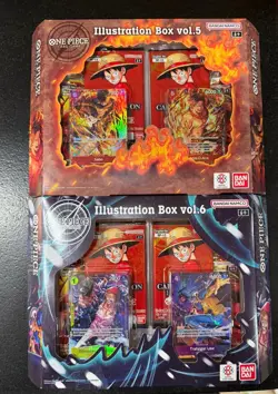 One Piece TCG Illustration Box Vol 5 and Vol 6 Brand New - Image 2