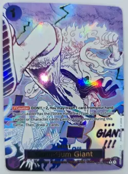 Gum-Gum Giant OP09-078 Alt Art. One Piece PRB-02 “The Best Vol.2” English - Image 1