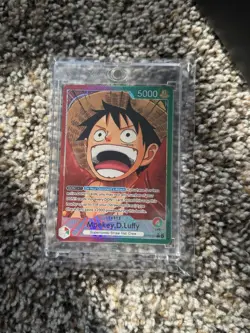 Monkey.D.Luffy (001) (Alternate Art) OP13-001 Carrying On His Will Foil - Image 1