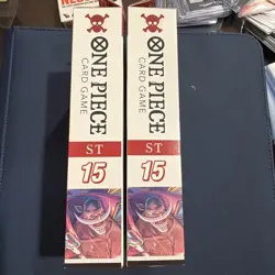 One Piece Tcg Starter Deck St15 English Sealed - Edward Newgate Red X2 - Image 4