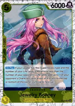 Jewelry Bonney P-085 (Pirate Foil) One Piece TCG NM - Image 1