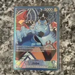 Jinbe Leader OP14-040 Alternate Art The Azure Sea's Seven English One Piece Alt - Image 1