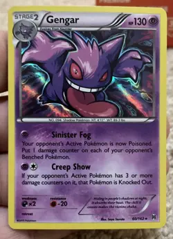 Pokemon Gengar TCG Holo Rare Card XY Breakthrough 60/162 NM-LP - Image 1