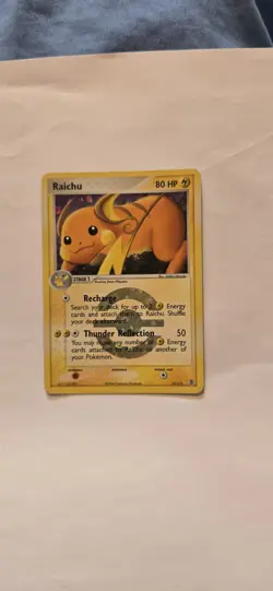 Pokemon Raichu Reverse Holo Card 12/112 EX FireRed & LeafGreen - Image 1