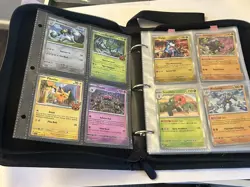 Approx 200 Pokemon Cards In Binder Joblot Bundle mixed mostly shiny cards - Image 1