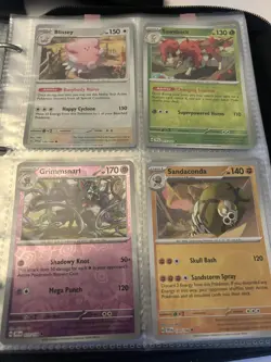 Approx 200 Pokemon Cards In Binder Joblot Bundle mixed mostly shiny cards - Image 5