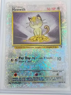 POKEMON Meowth Holo Card 2002 Nintendo Collectible - OF087 - Image 1