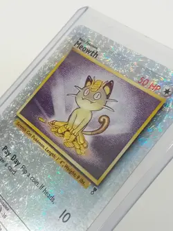 POKEMON Meowth Holo Card 2002 Nintendo Collectible - OF087 - Image 3