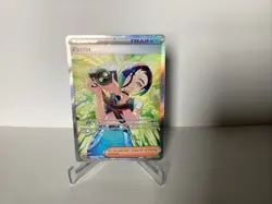 Pokemon Perrin 220/167 Full Art Trainer Rare Holo SV06 Twighlight SIR Card - Image 5