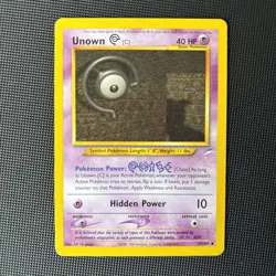 WOTC Pokemon Card Unown [C] Neo Destiny Uncommon 57/105 - Image 1