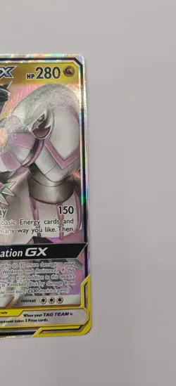 Arceus & Dialga & Palkia GX 156/236 Sm-Cosmic Eclipse Holo Pokemon Card NM+ - Image 3