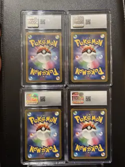 Pokemon TCG 4 CGC 10 Japanese Cards Mew Ex, Alolan Dugtrio, Gloom, Tag Team - Image 2