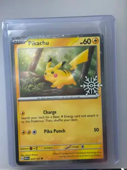 Pikachu - (Holiday Calendar) 025/165 Miscellaneous Cards & Products Holo - Image 1
