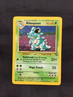 Pokemon Cards: Jungle Rare Holo: Nidoqueen 7/64 - Image 1
