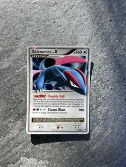 Pokemon TCG Salamence LV x Platinum Arceus Holo Card 98/99 Ultra Rare - Image 1