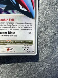 Pokemon TCG Salamence LV x Platinum Arceus Holo Card 98/99 Ultra Rare - Image 5