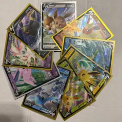 Eevee Evolutions V Promo Complete SWSH Promo 9 Card Set Eeveelutions Pokemon - Image 1