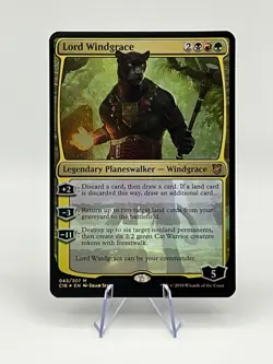 2018 Magic the Gathering 043/307 MTG Lord Windgrace Commander 2018 Oversize Card - Image 1