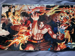 ONE PIECE Card Game Official Playmat Championship Set 2023 Ace Sabo Luffy - Image 1