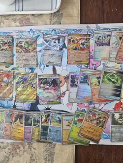 Huge lot (35) of Pokemon EX Cards And Reverses Prismatic Black Bolt White Flare - Image 3