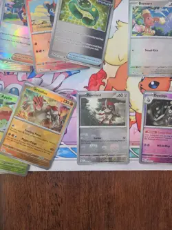 Huge lot (35) of Pokemon EX Cards And Reverses Prismatic Black Bolt White Flare - Image 5