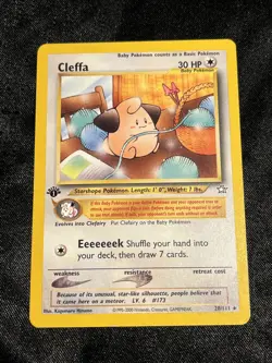 Cleffa - 20/111 - Pokemon Neo Genesis 1st Edition Rare Card WOTC LP - Image 1