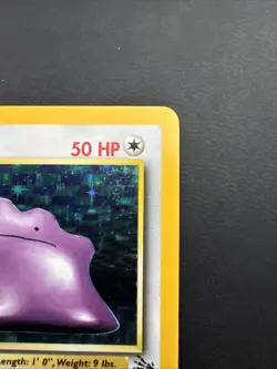 Pokemon TCG Ditto Rare Holo Card 3/62 Fossil - Image 3