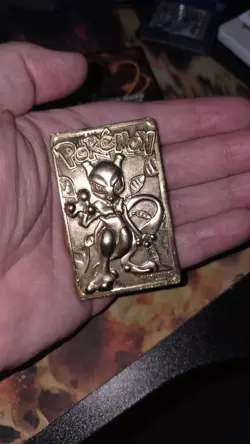 1999 Pokemon Mewtwo #150 Burger King 23K Gold Plated Card - Nintendo Promo - - Image 1