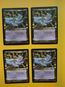 MTG Card. Treva's Charm playset. planeshift as pics - Image 1