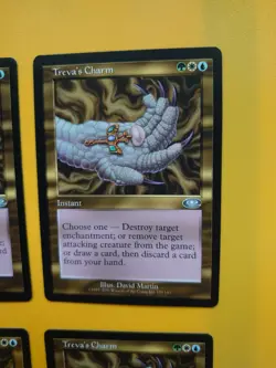 MTG Card. Treva's Charm playset. planeshift as pics - Image 2