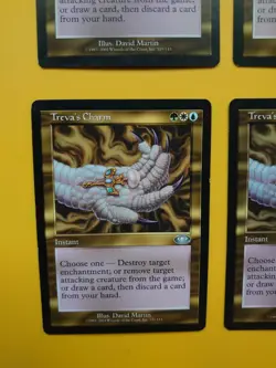 MTG Card. Treva's Charm playset. planeshift as pics - Image 4