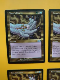 MTG Card. Treva's Charm playset. planeshift as pics - Image 5