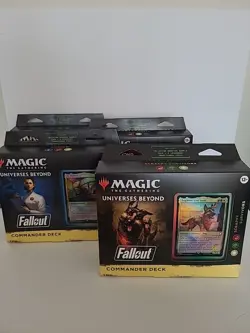 Magic the Gathering: Fallout Commander Deck Display (Set of 4) - Image 1