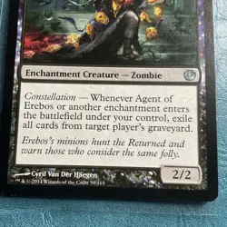 Agent of Erebos Journey into Nyx Regular 59/165 NM Uncommon MTG - Image 3