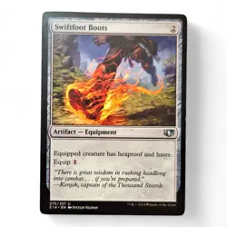 Magic the Gathering MTG Swiftfoot Boots (275) Commander 2014 LP - Image 1