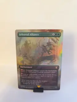 MTG Arboreal Alliance (Borderless) Foil NM Commander Lord of the Rings LOTR - Image 1