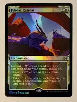 Felidar Retreat (Showcase) #292 (Foil) (NM) Zendikar Rising ZNR Magic MTG - Image 1