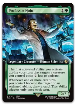 Professor Hojo (Extended Art) #161 (NM) Final Fantasy FIC Magic MTG - Image 1