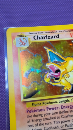 Pokemon TCG Charizard Base Set 4/102 Holo Rare LP-MP (Pics) Original Owner - Image 2