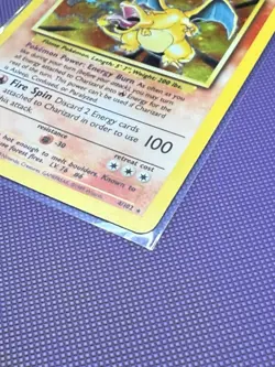 Pokemon TCG Charizard Base Set 4/102 Holo Rare LP-MP (Pics) Original Owner - Image 4